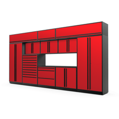 Overheads Fusionplus 16 Ft Tool Storage Cabinet Set