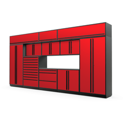Overheads Fusionplus 16 Ft Tool Storage Cabinet Set