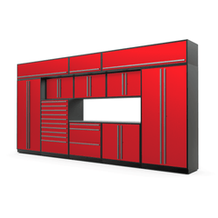 Overheads Fusionplus 16 Ft Tool Storage Cabinet Set