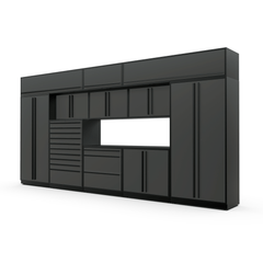 Overheads Fusionplus 16 Ft Tool Storage Cabinet Set