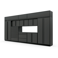 Overheads Fusionplus 16 Ft Tool Storage Cabinet Set