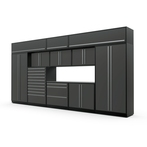 Overheads Fusionplus 16 Ft Tool Storage Cabinet Set