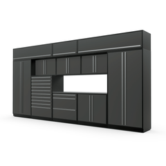 Overheads Fusionplus 16 Ft Tool Storage Cabinet Set