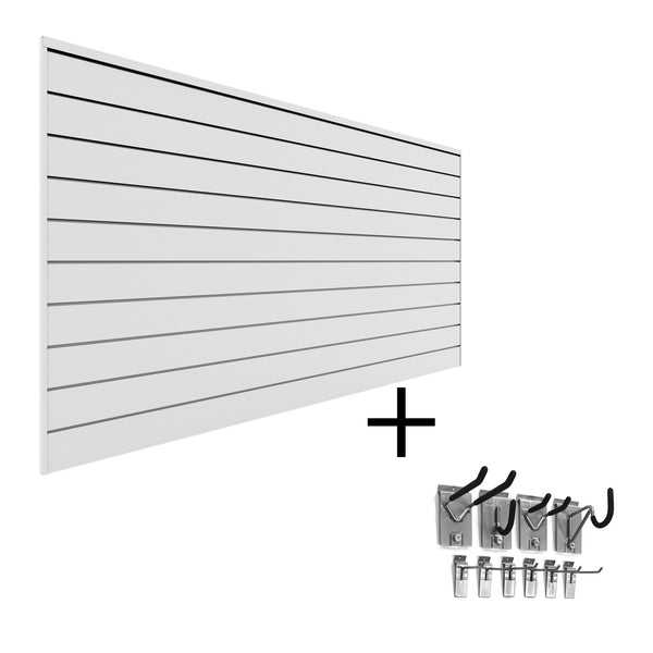 Basic PVC Slatwall Mini Bundle
