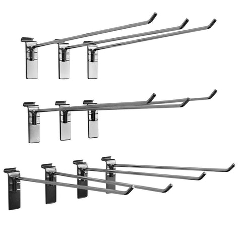 12 in. Chrome Hook – 10 pack