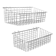 Chrome Basket 24 x 12.5 x 8 in. – 2 pack