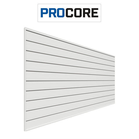 8 ft.  x 4 ft. PROCORE PVC Slatwall