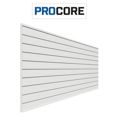 8 ft.  x 4 ft. PROCORE PVC Slatwall