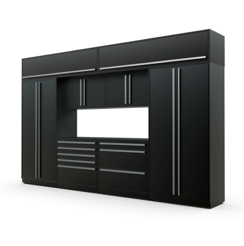 Fusionplus 13 Ft Tool and Overheads Storage Set
