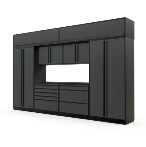Fusionplus 13 Ft Tool and Overheads Storage Set