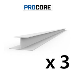 8 ft. PROCORE PVC H-Trim Pack