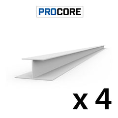 8 ft. PROCORE PVC H-Trim Pack