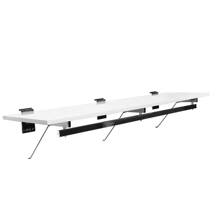 Tablette de 48 po avec barre de suspension