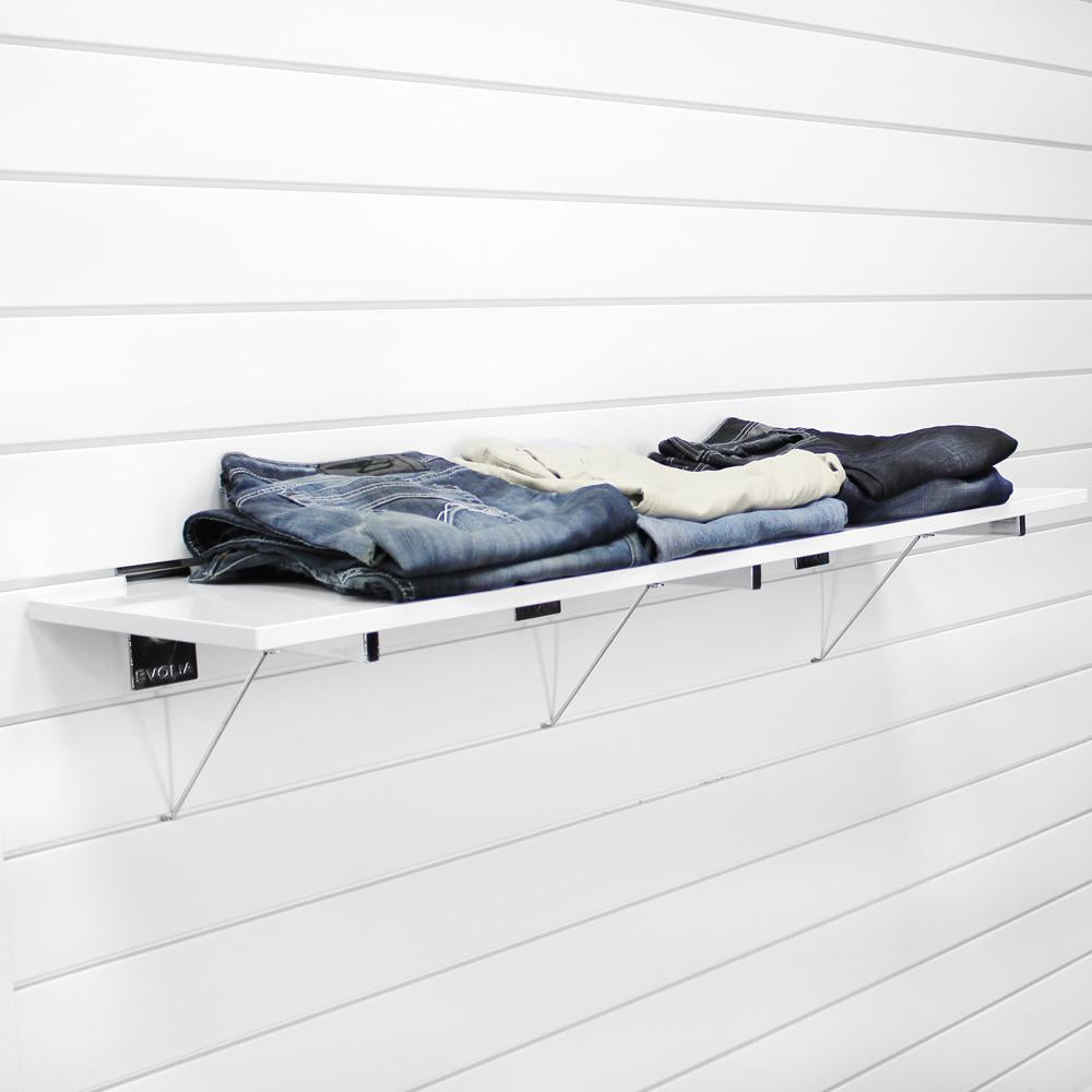 Streamlined Shelving for a Clean, Finished Look