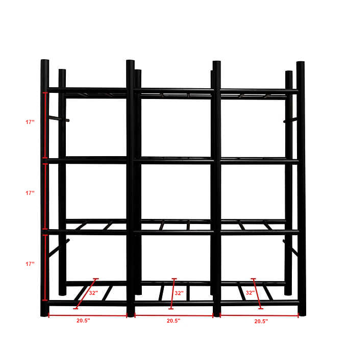 Bin Warehouse Support robuste pour 12 sacs