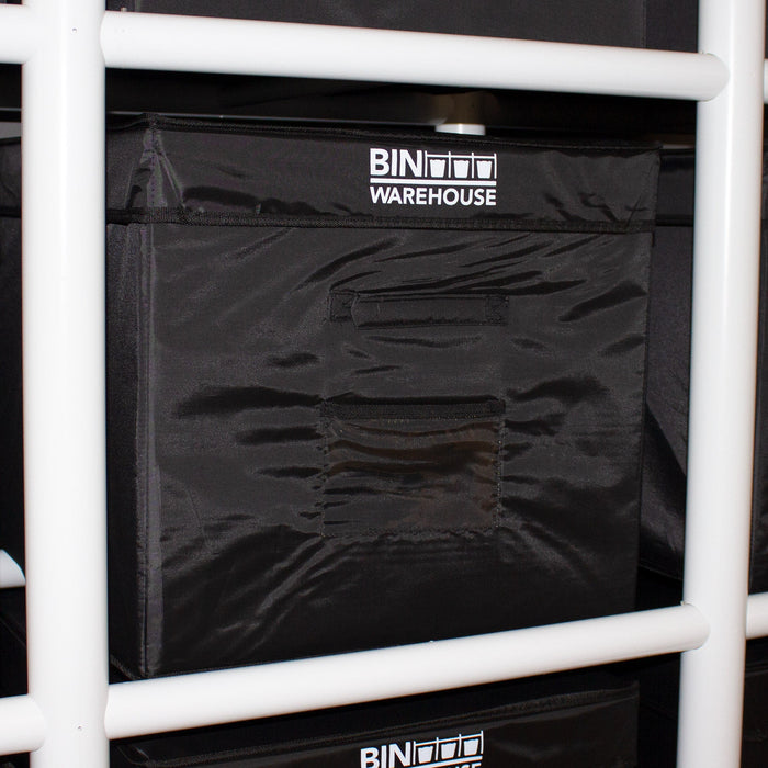 Bin Warehouse – Fold-A-Tote Noir – 32 gallons, paquet de 4