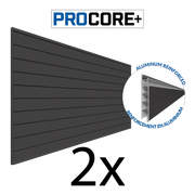 4 ft. x 8 ft. PROCORE PVC Slatwall – 2 Pack 64 sq ft