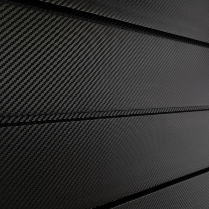 Mur à lattes en PVC en fibre de carbone noir PROCORE+ de 4 x 8 pi – paquet de 3 96 pi²
