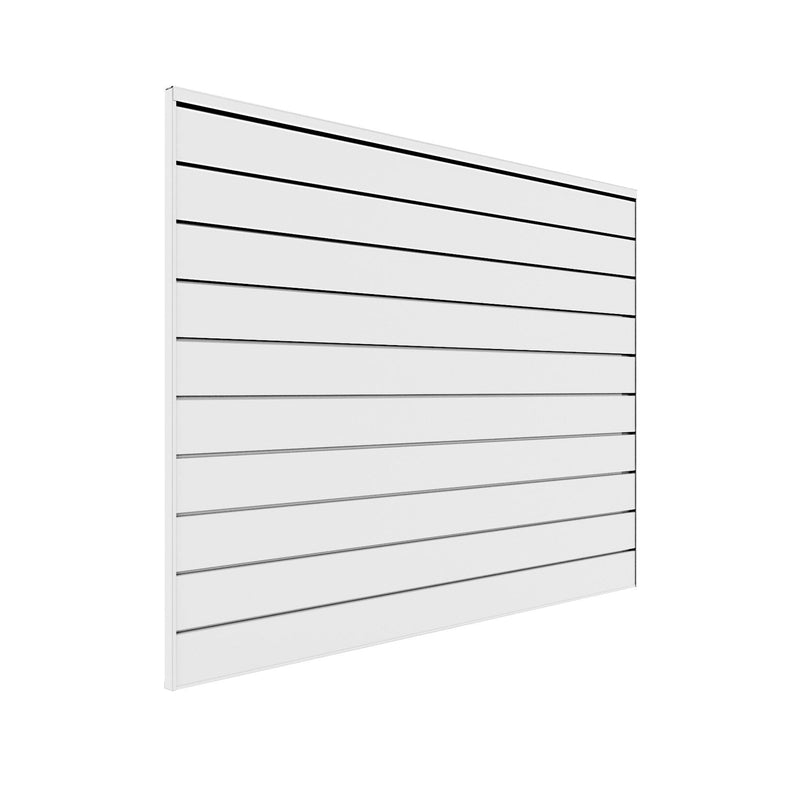 Proslat 4 ft. x 4 ft. PVC Slatwall