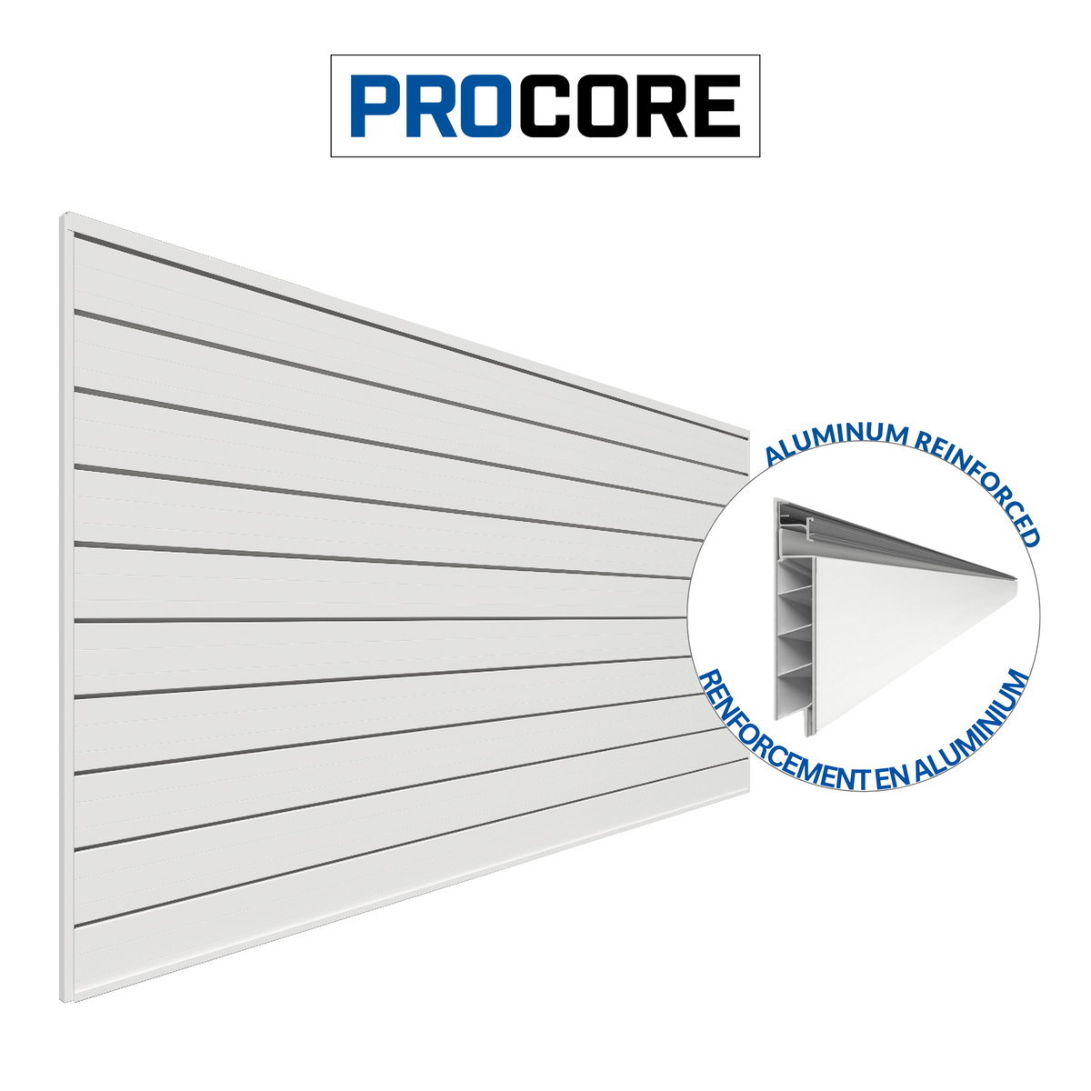 4 ft. x 8 ft. PROCORE Slatwall — invinciblegarage