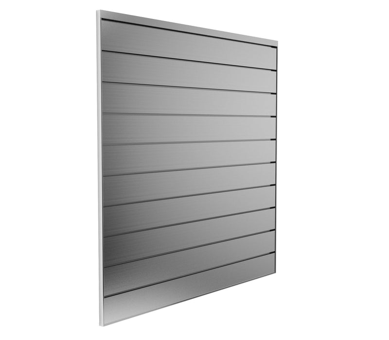 Mur à lattes en aluminium de 4 x 4 pi