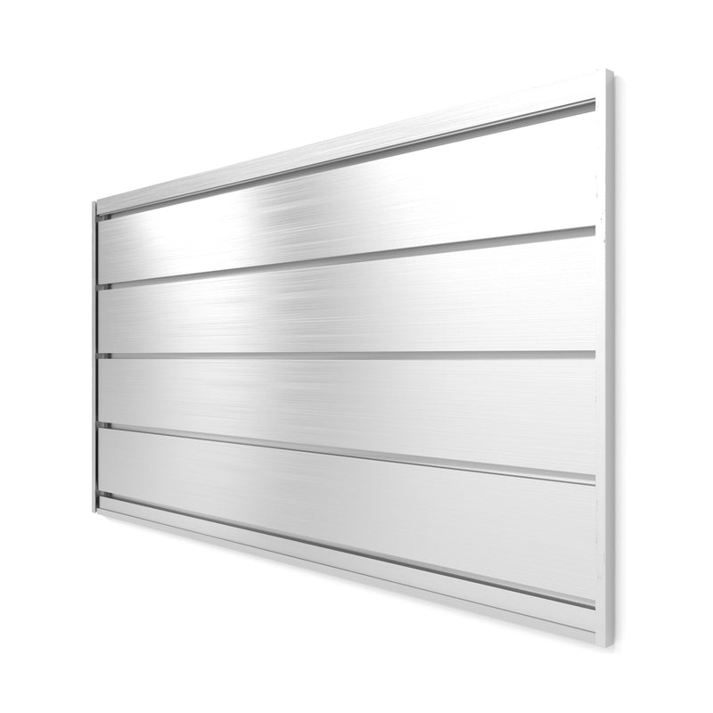 Proslat 40 inch Aluminum Slatwall Backsplash - Live Edge Work Surface