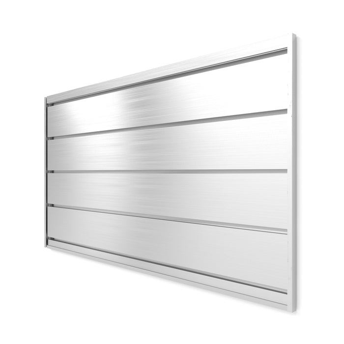 Proslat 40 inch Aluminum Slatwall Backsplash - Live Edge Work Surface