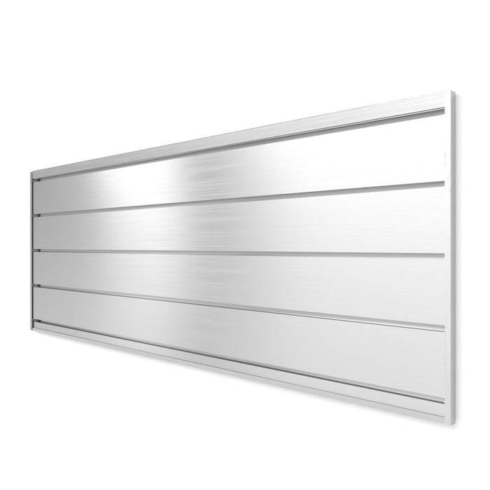 Proslat 40 inch Aluminum Slatwall Backsplash - Live Edge Work Surface