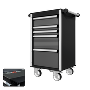 22 Series - 5 Drawers - Silver Handles - Traditional Casters