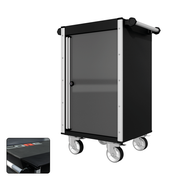 22 Series - Locker - Silver Handles - Traditional Casters