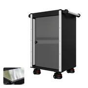 22 Series - Locker - Silver Handles - Foot Casters