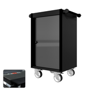 22 Series - Locker - Black Handles - Traditional Casters