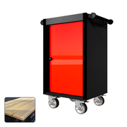 22 Series - Locker - Black Handles - Traditional Casters