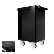 22 Series - Locker - Black Handles - Traditional Casters