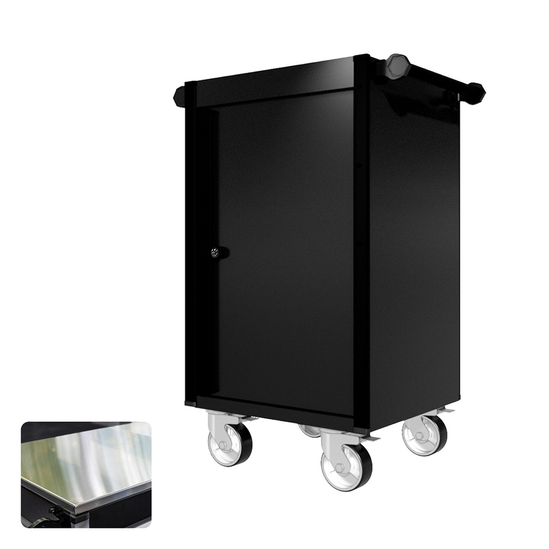 22 Series - Locker - Black Handles - Traditional Casters