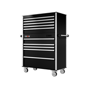 44 Series - 10 Drawers - Silver Handles - Traditional Casters