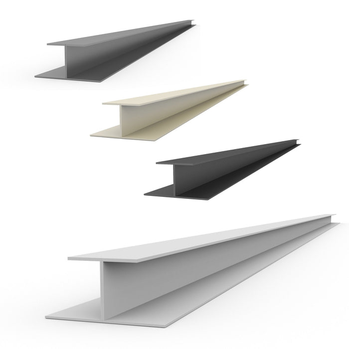 Ensemble de garniture en H en PVC de 8 pi 