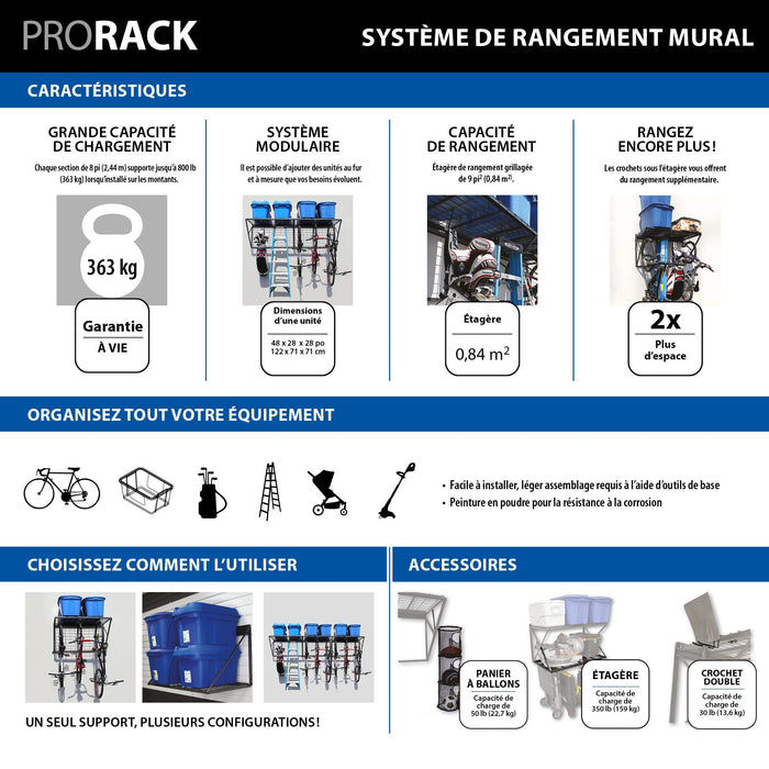 Étagère optionnelle ProRack