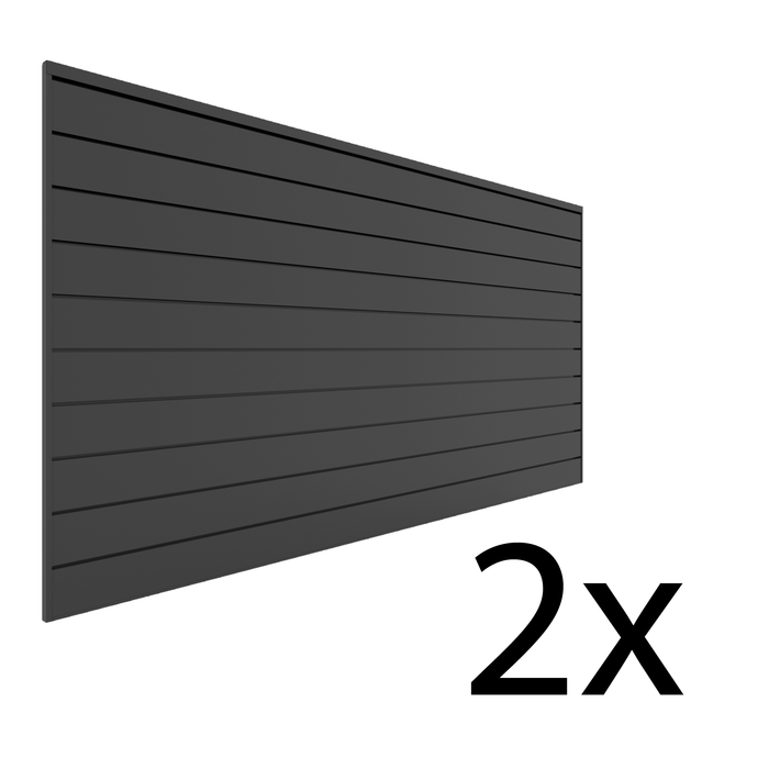 Mur à lattes en PVC de 4 pi x 8 pi – paquet de 2 64 pi²