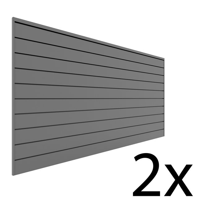 Mur à lattes en PVC de 4 pi x 8 pi – paquet de 2 64 pi²