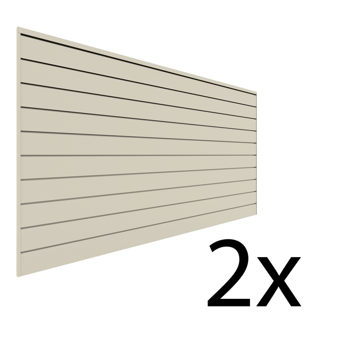 Mur à lattes en PVC de 4 pi x 8 pi – paquet de 2 64 pi²