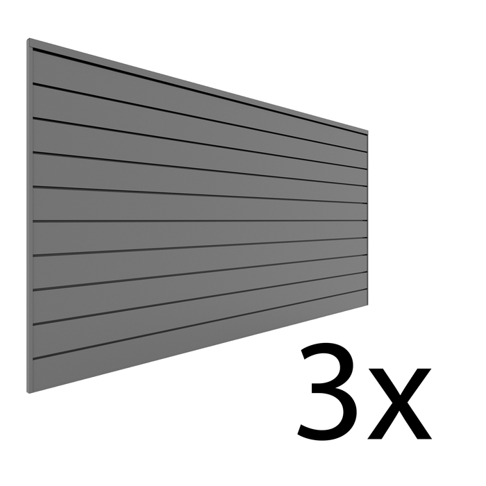 Mur à lattes en PVC de 4 pi x 8 pi – paquet de 3, 96 pi² 