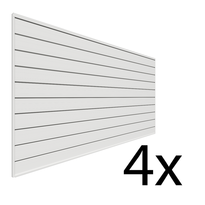 Mur à lattes en PVC de 4 pi x 8 pi - paquet de 4 128 pi²