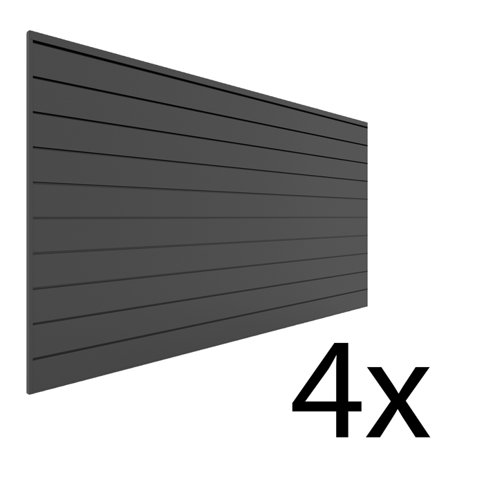 Mur à lattes en PVC de 4 pi x 8 pi - paquet de 4 128 pi²