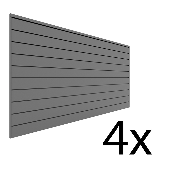 Mur à lattes en PVC de 4 pi x 8 pi - paquet de 4 128 pi²