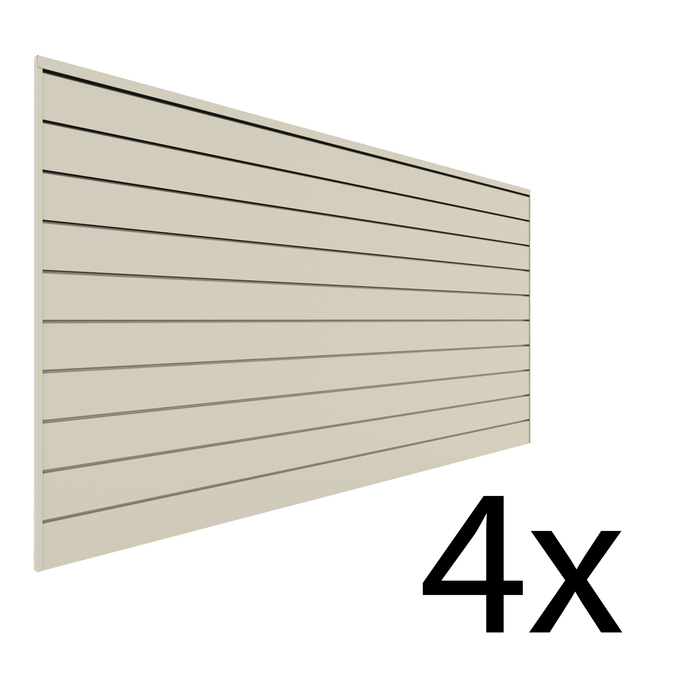 Mur à lattes en PVC de 4 pi x 8 pi - paquet de 4 128 pi²