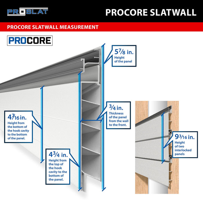 PROCORE Slatwall Basic Bundle