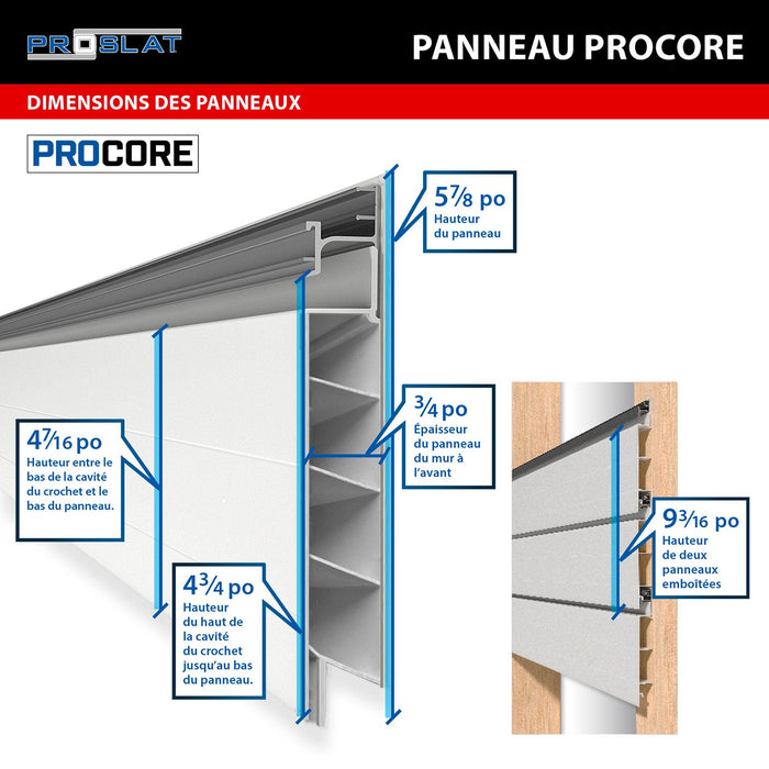 PROCORE Slatwall Basic Bundle