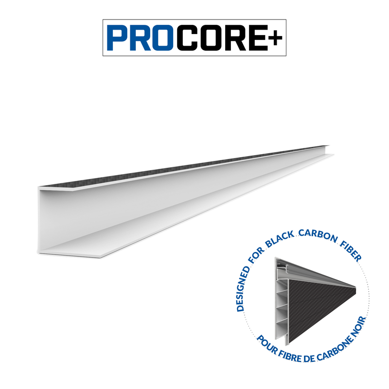 8 ft. PROCORE+ Black carbon fiber J Trim Pack