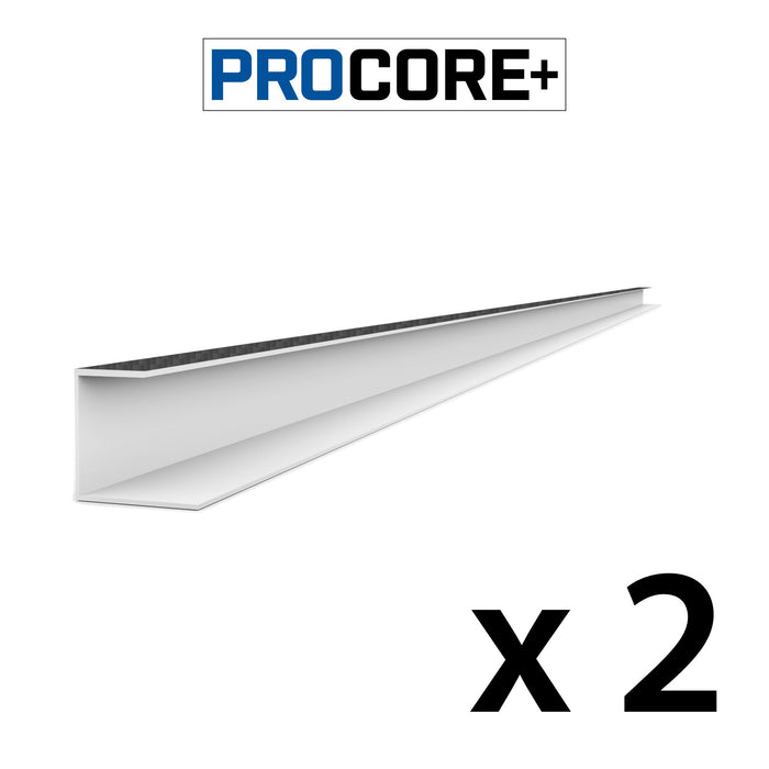 Pack de garnitures latérales en PVC en fibre de carbone noir PROCORE+ de 8 pi 
